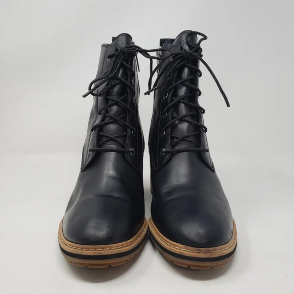 Timberland Women’s Sienna Black Lace-up Boots size 10 - Picture 3 of 8